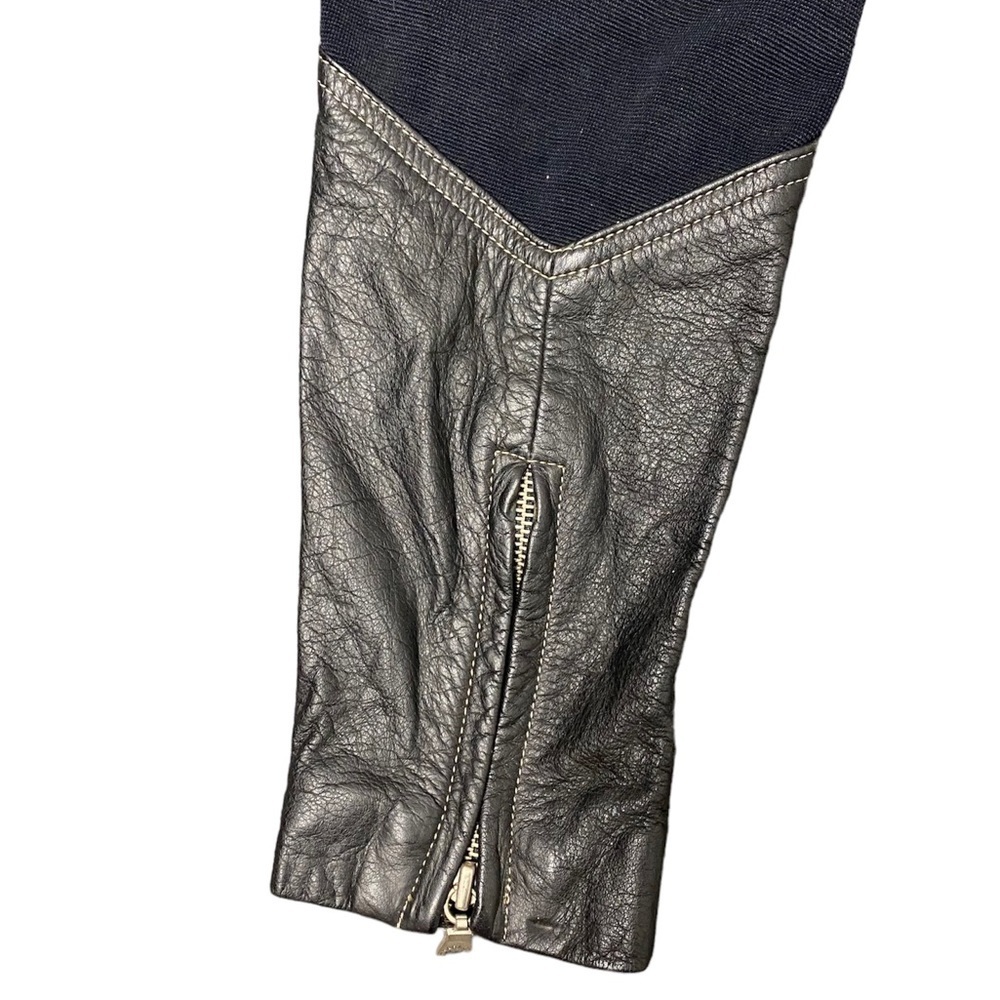 Harley Davidson Leather Spandex / Pants Chaps Size 34/6 - Picture 9 of 14